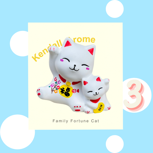 Family Fortune Cat - Double cats - no.3