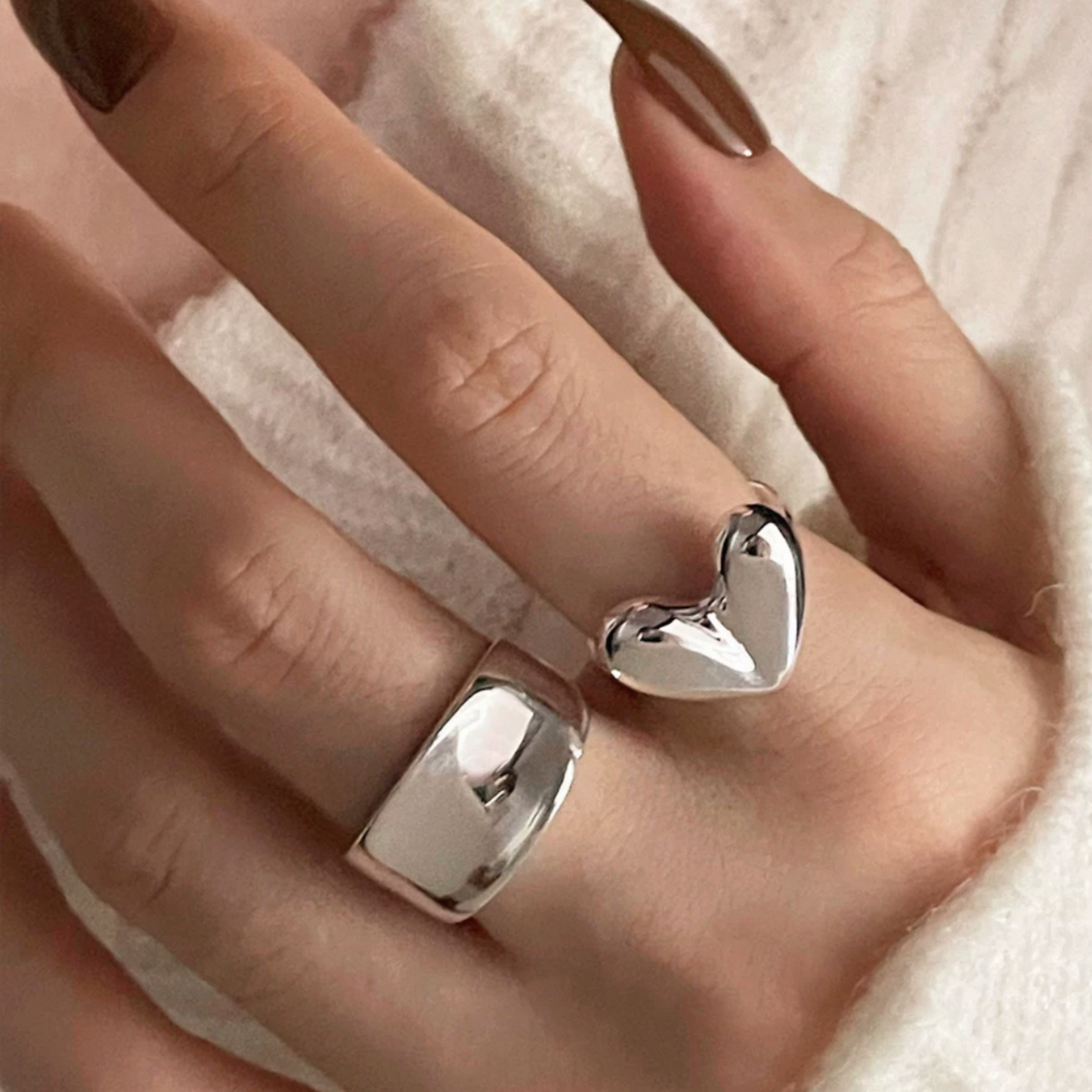 JR80 - 925 Silver Adjustable Ring