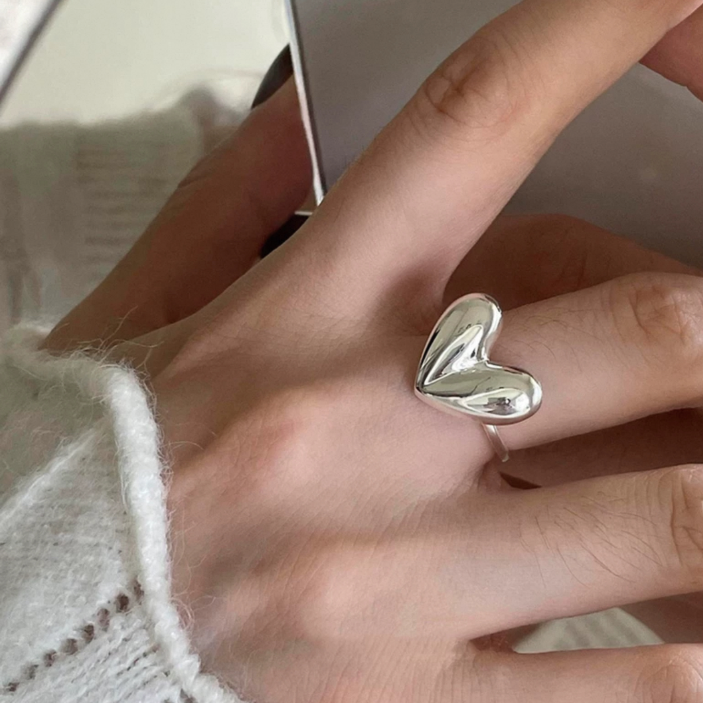 JR80 - 925 Silver Adjustable Ring