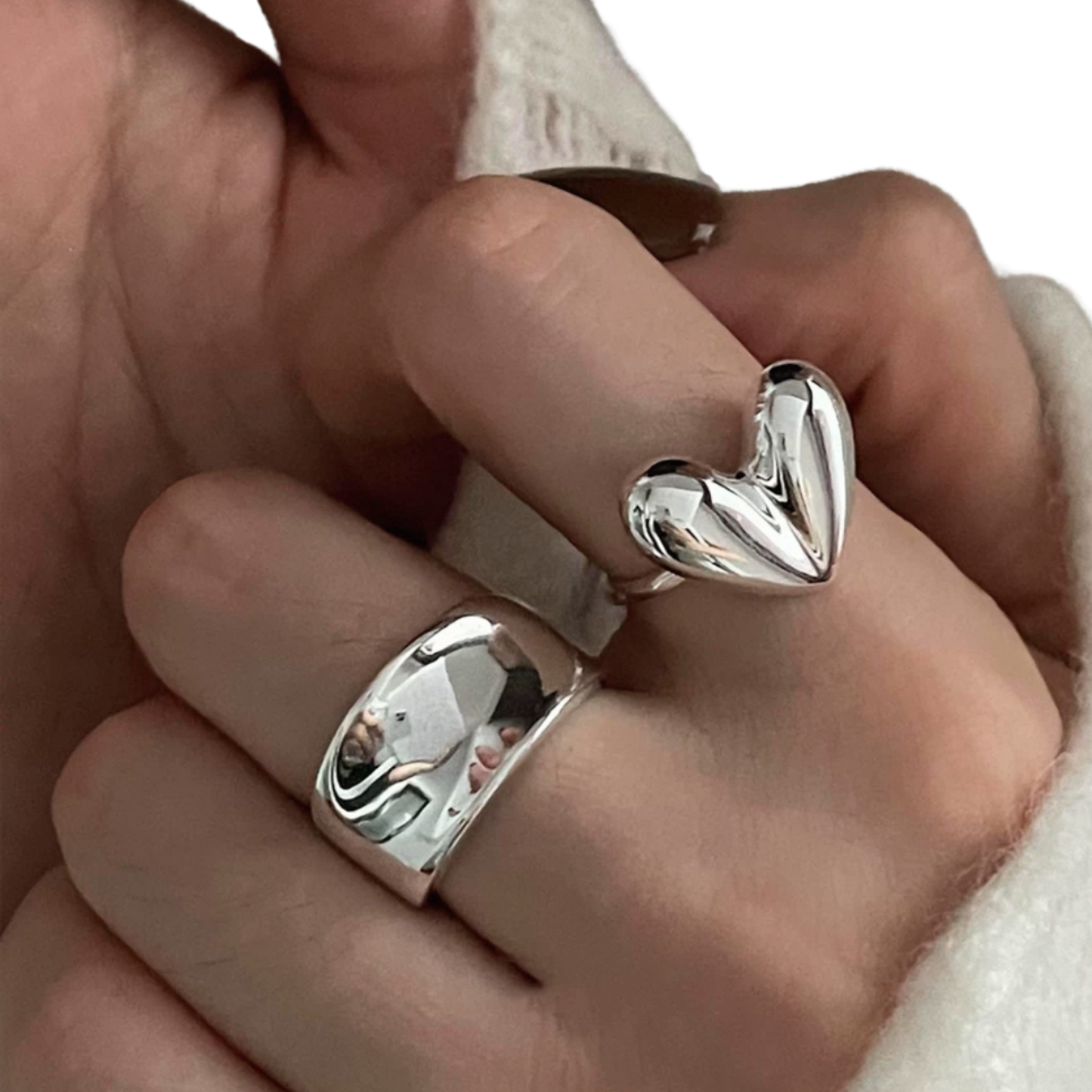 JR80 - 925 Silver Adjustable Ring