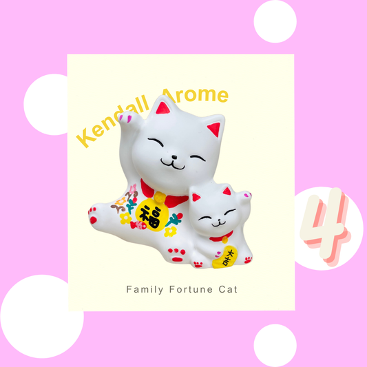 Family Fortune Cat - Double cats - no.4