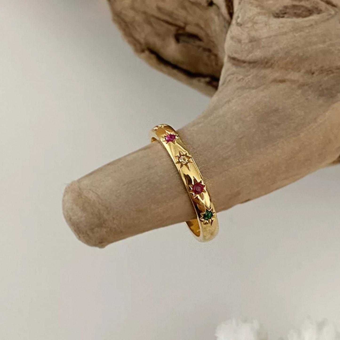 JR231 & JR 232 Gold-Plated Adjustable Ring