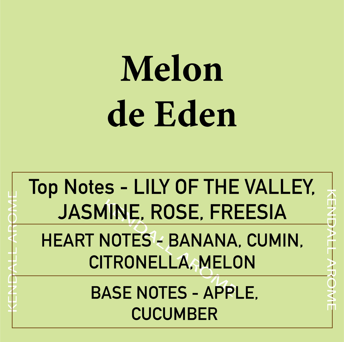 Melon de Eden Fragrance Container