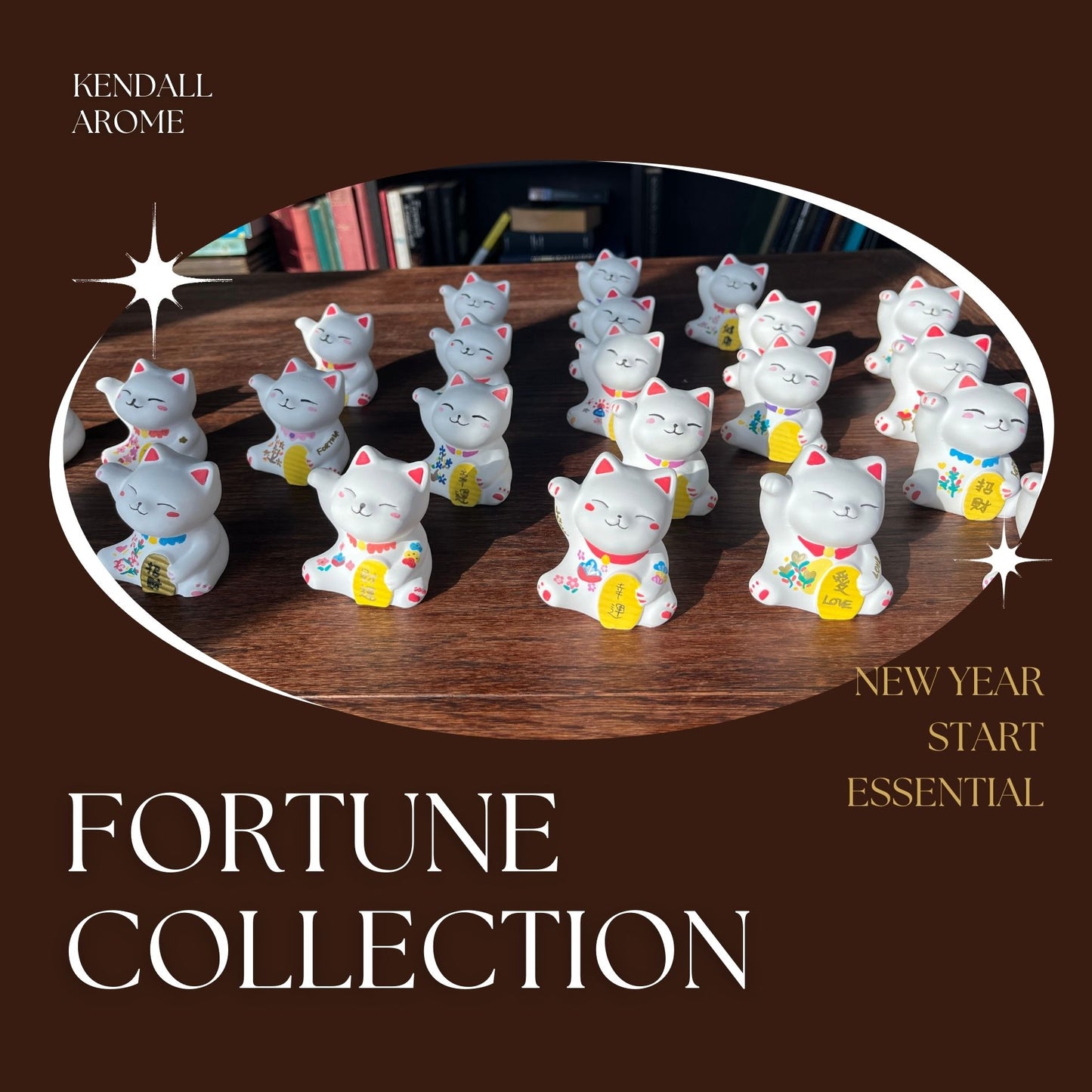 Fortune Cat Aroma Stone - no.20