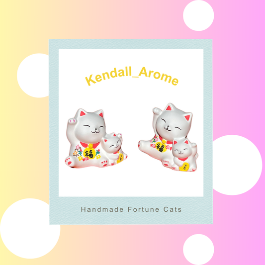 Family Fortune Cat - Double cats - all designs