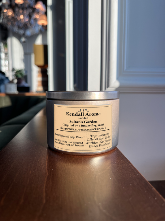 Sultan's Garden Fragrance Candle Container