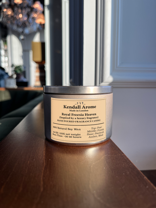 Royal Freesia Heaven Fragrance Candle Container
